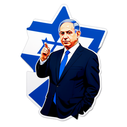 L'impatto Visivo di Netanyahu: Scopri l'Adesivo Che Fa Tremare il Mondo Politico!