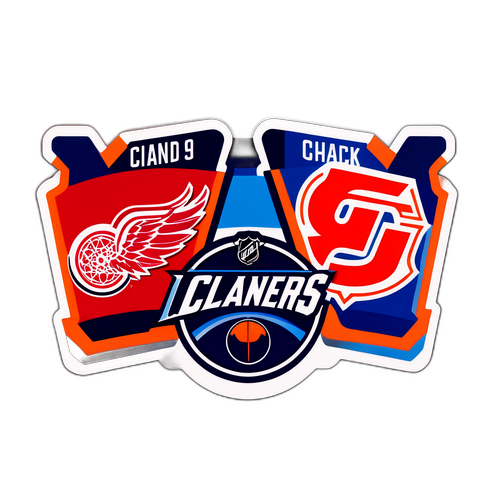 Hockey Clash Sticker: Islanders vs. Red Wings