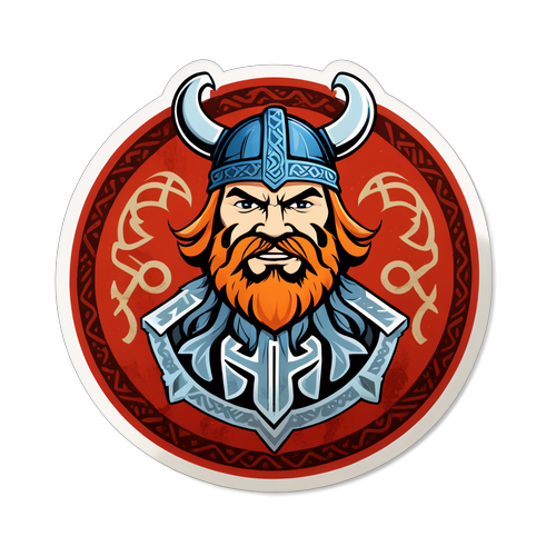 De Kracht van de Viking: Vikingur Sticker