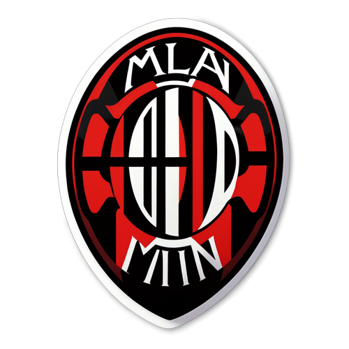 Unleash Your Passion: The Must-Have AC Milan Sticker for True Fans!