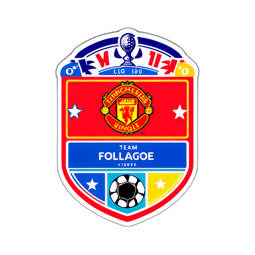 विंटेज फुटबॉल स्टिकर