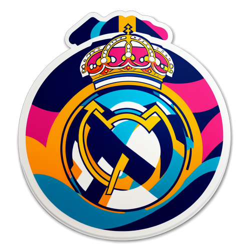 Şok Edici! Real Madrid'in Renkleriyle Hayat Bulan Enerjik Sticker!