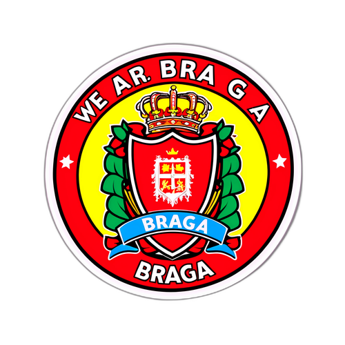 สติกเกอร์แสดงความภาคภูมิใจในทีม Braga