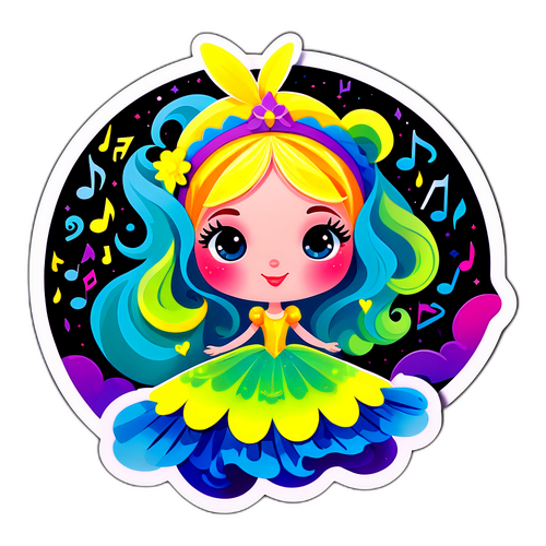 Fantasifull Aurora Gude Klistremerke