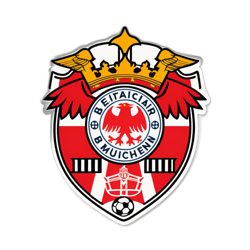 Sticker dinamic cu emblemele Benfica și Bayern München