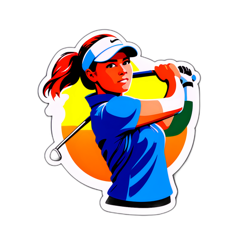 สติกเกอร์นักกอล์ฟ LPGA