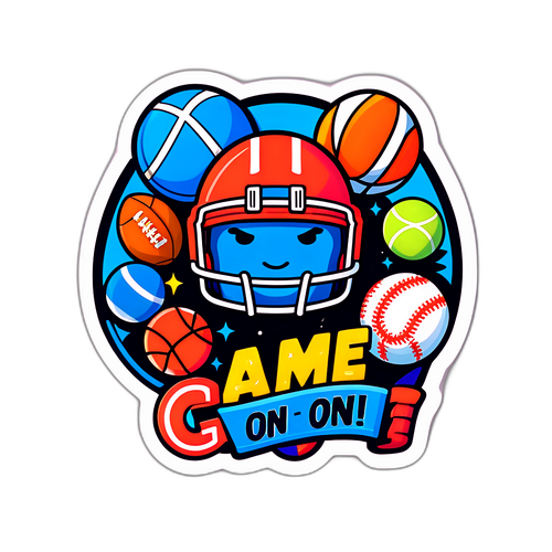 गेम ऑन! स्टिकर