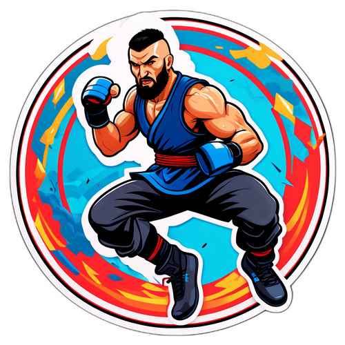 Khamzat Chimaev en action