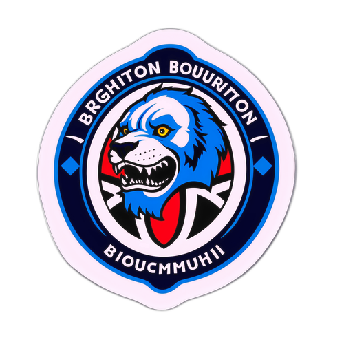 עיצוב מדבקה למשחק ברייטון מול בורנמות'