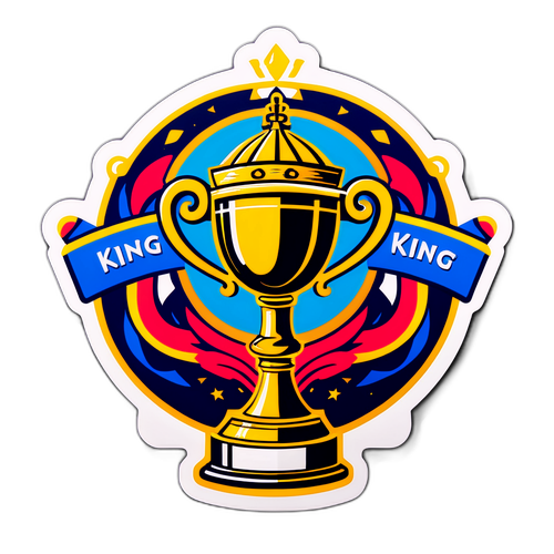 Дизайн з королівським кубком, що піднімає фанатів до перемоги