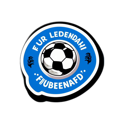 สติกเกอร์ฟุตบอลที่ลอยอยู่