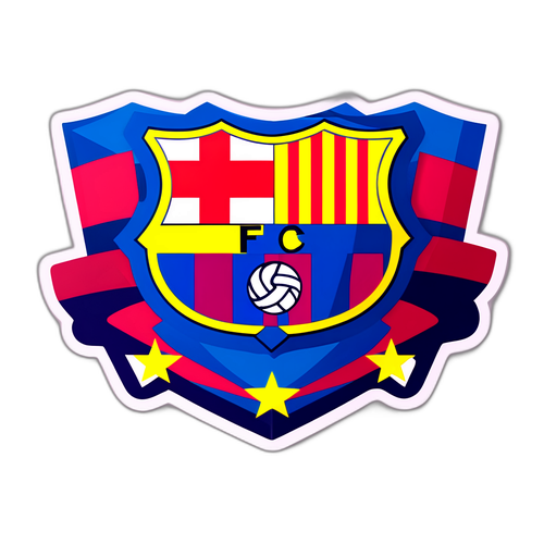 FC Barcelona vs. Atlético Madrid Klistermærke
