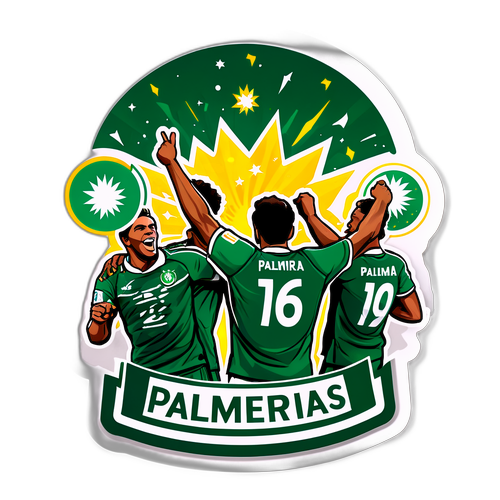 Palmeiras Celebrando a Vitória