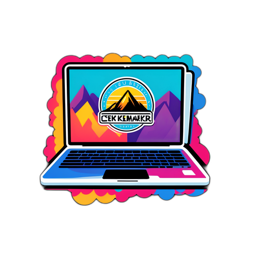 Stiker Laptop Modern