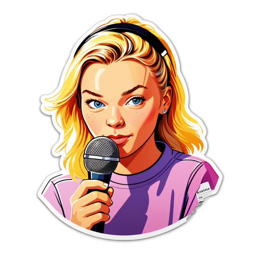 Oppdag Astrid S' Musikkmagiske Klistremerke - En Hyllest til Talent og Lidenskap!