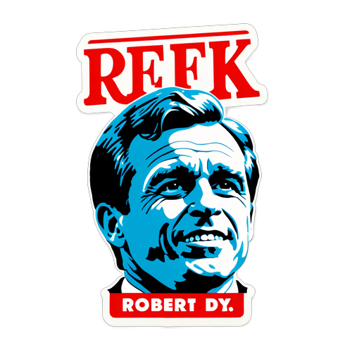 Legacy in Color: RFK Jr. Sticker Design