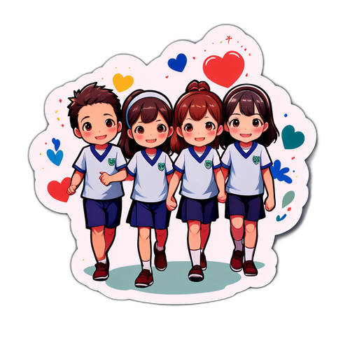 五胞胎角色走进考场