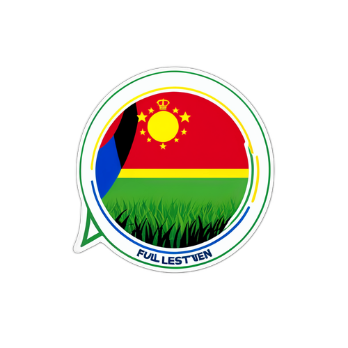 Стильний наклейка з футбольним полем для матчу Бельгія – Ліхтенштейн