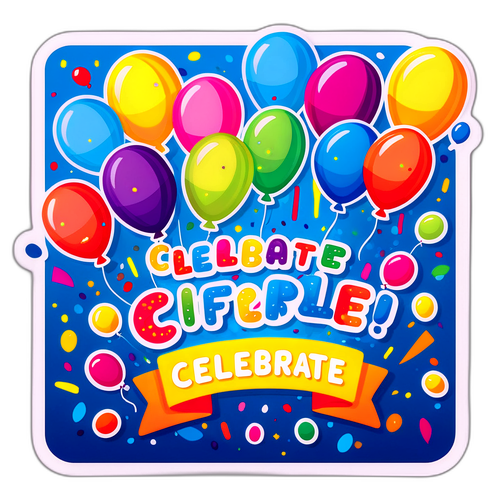 מדבקת חגיגה