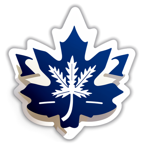 Autocollant pour encourager les Maple Leafs