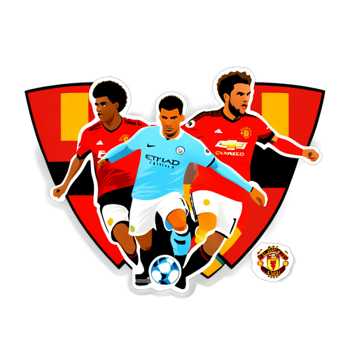 Manchester Derby Sticker