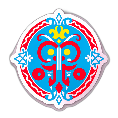 Sticker wa Nembo ya Celta Vigo na Utamaduni wa Galician