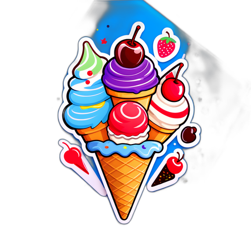 Kolorowy Lód w Kraniku