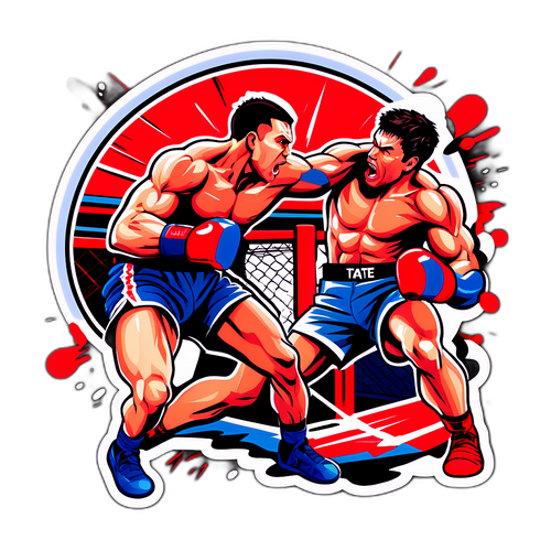 Andrew Tate Kampf Aufkleber