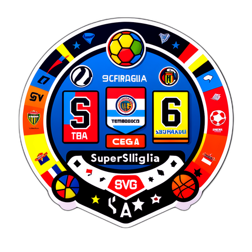 Sticker infographic Superliga