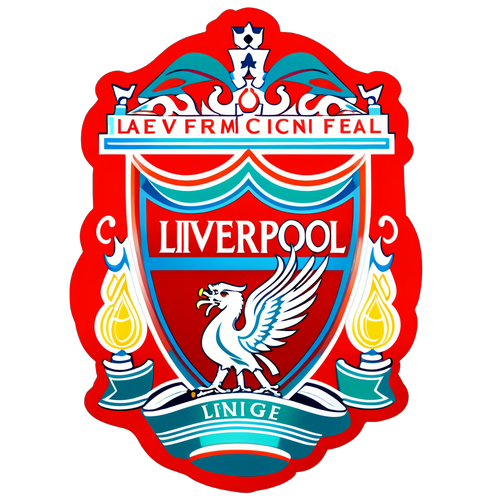 Vibrant Liverpool FC Crest Sticker