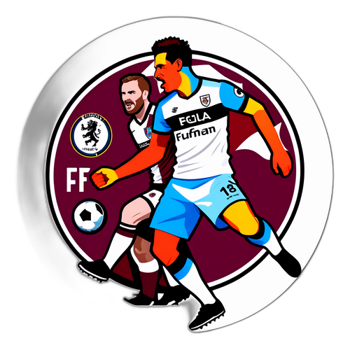 Ilustrasi Artistic Pertandingan Burnley vs Fulham