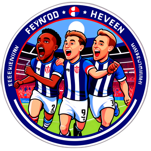 Autocolant sportiv Feyenoord vs. Heerenveen