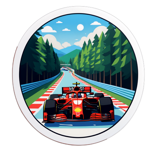 Stiker Energetik Acara F1 Spa