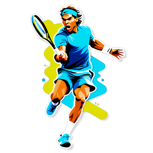 Rafael Nadal: Energie auf dem Tennisplatz