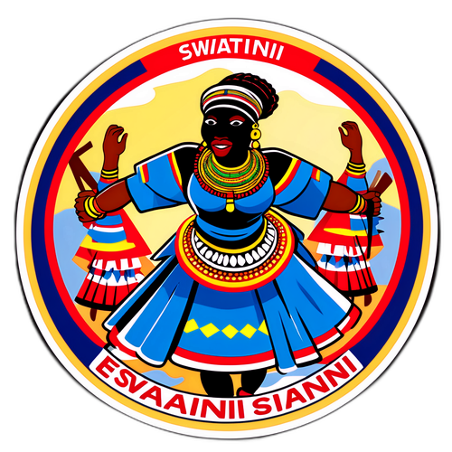 Eswatini Kultur Festival Klistermerke