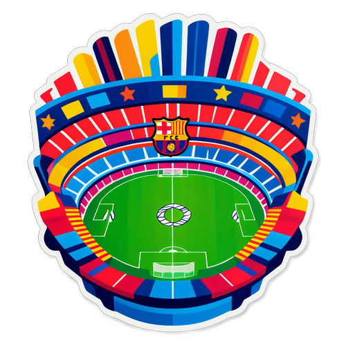 FC Barcelona Stadium Sticker