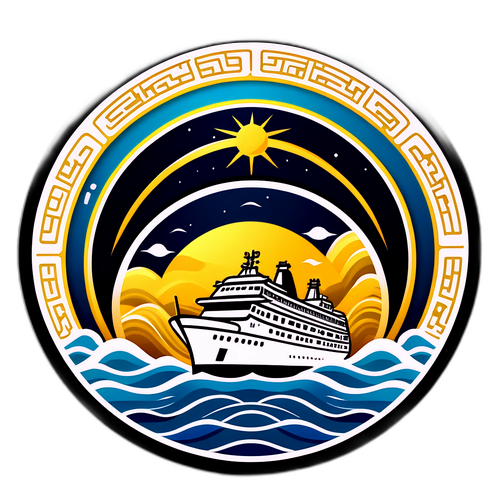 取消中国邮轮靠港计划的贴纸