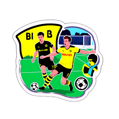 Scéna z utkání BVB a Bodo/Glimt