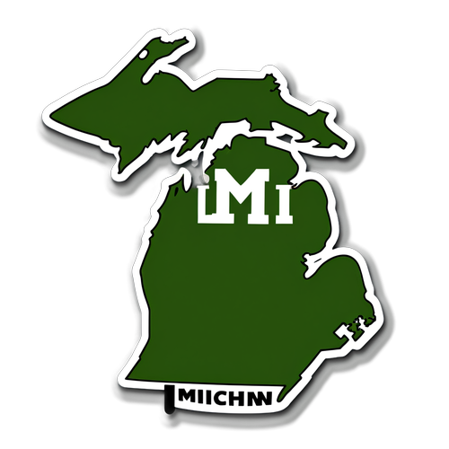 Unleash the Ultimate Michigan Football Spirit! Must-Have Sticker for Every Fan!