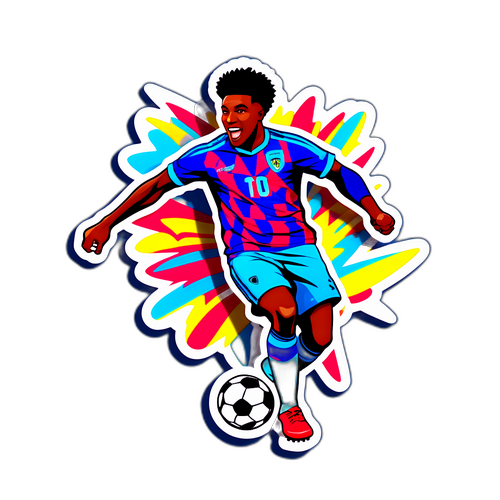 Stiker Patrick Dorgu di Lapangan Sepak Bola