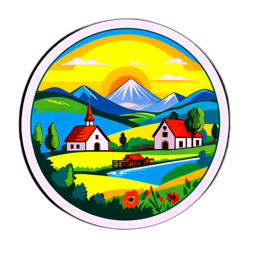 Peisaj rural din Moldova