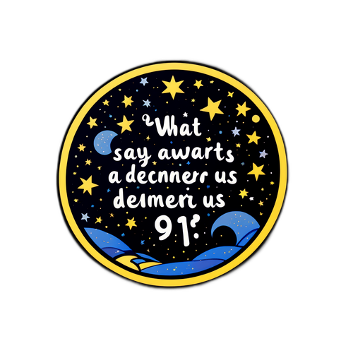 Звёздное небо и текст "Что ждёт нас 9 декабря?"