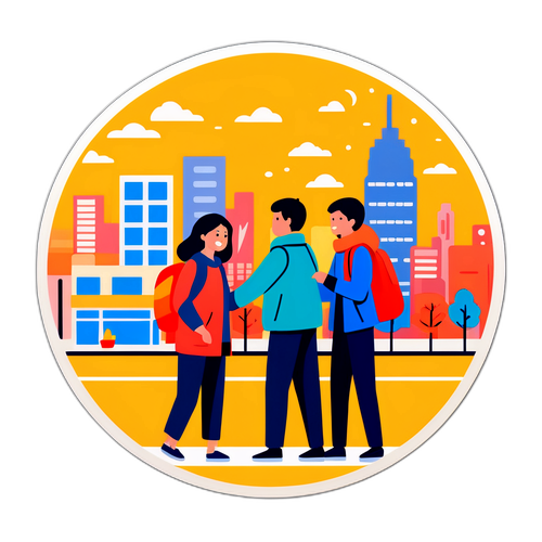 城市中的温暖时刻