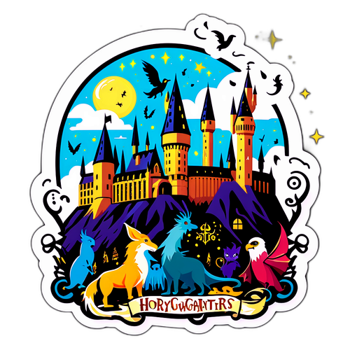 Förtrollande Hogwarts-kort