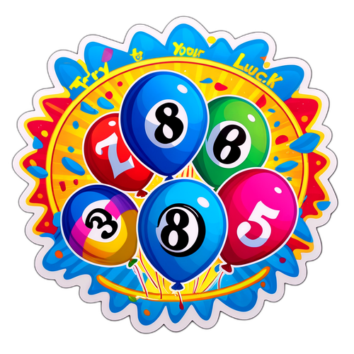 Divertido desenho de cartaz da loteria Lotomania 2815