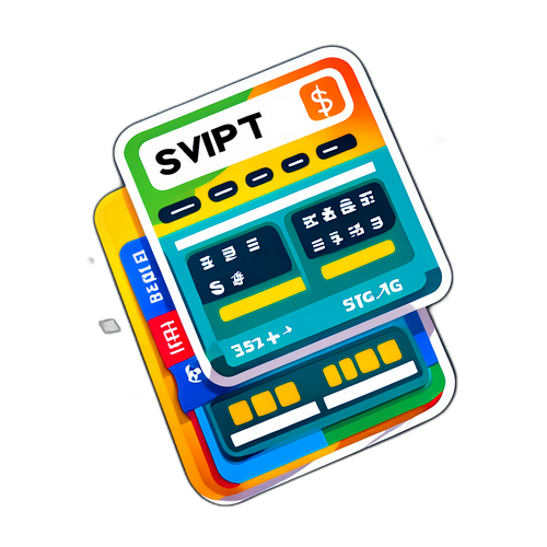 Un sticker cu un bon de pariu zburător de la Superbet