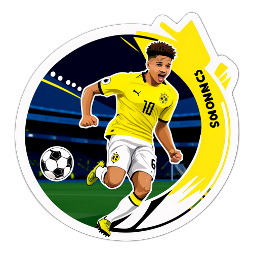 Thiết kế sticker kỷ niệm Jadon Sancho