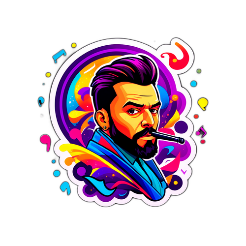 Kreativní nálepka pro Viktora Sheena