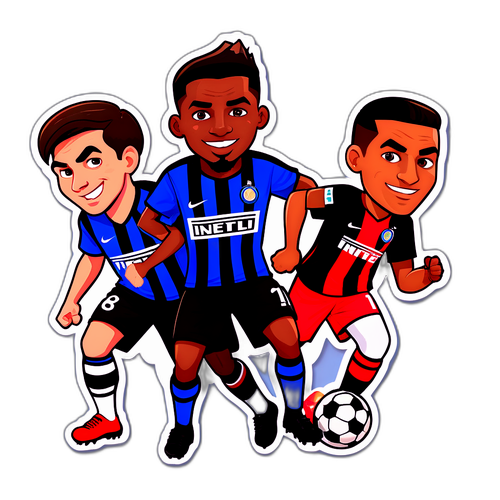 Sticker jucători Cagliari vs. Inter