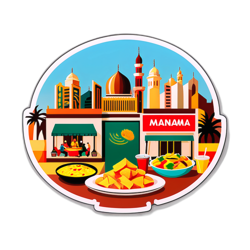 Σκηνές από τη ζωή στη Μανάμα με φαγητό και πολιτιστικές δραστηριότητες